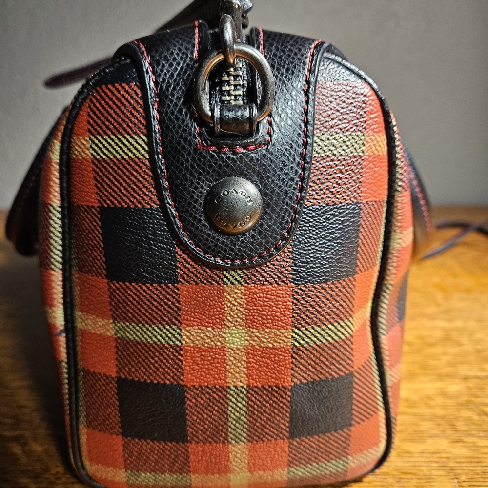 Coach Mini Bennet In Riley Plaid - Picture 5 of 15